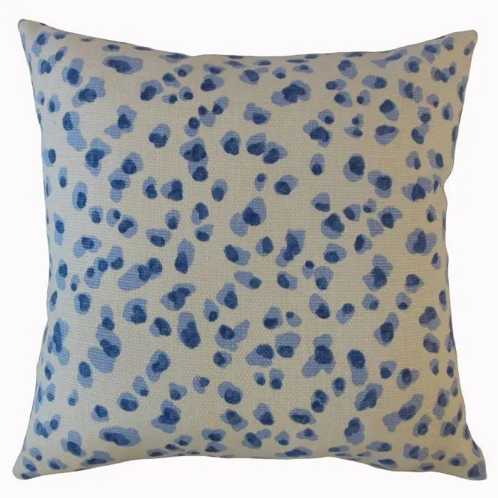 Pair of Blue Dot down pillows