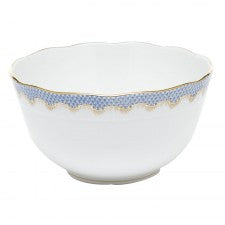 Herend Fish Scale Light Blue Round Bowl
