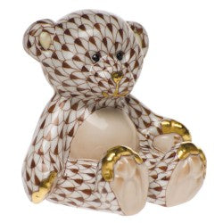 Herend small teddy bear brown