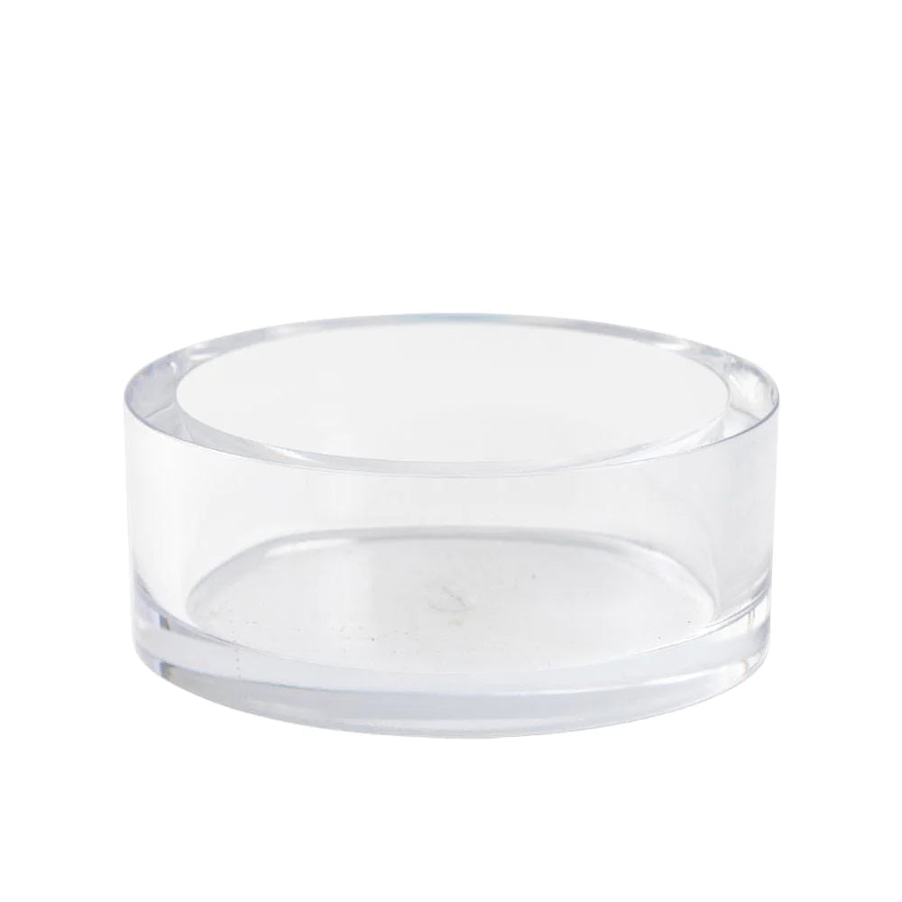 Caspari Acrylic Wine Bottle Coaster Crystal Clear