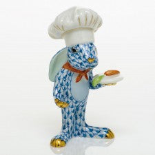 Herend Chef Bunny Blue