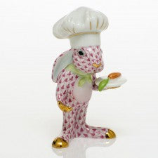 Herend Chef Bunny Raspberry