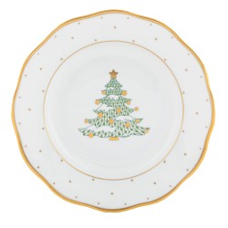 Herend Christmas Tree Dessert Plate