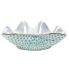 Herend Figurines Clam Shell Green