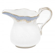 Herend Fish Scale Light Blue Creamer