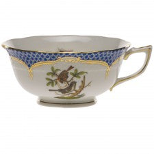 Herend rothschild bird blue border tea cup - motif 04