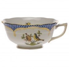 Herend rothschild bird blue border tea cup- motif 07
