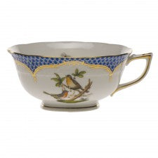 Herend rothschild bird blue border teacup