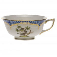 Herend rothschild bird blue border tea cup-motif 01