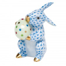 Herend easter bunny blue