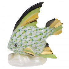 Herend fish table ornament lime green