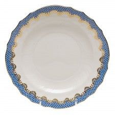 Herend fish scale blue salad plate