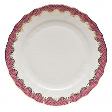 Herend Fish Scale Pink Dinner Plate