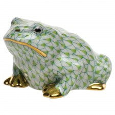 Herend frog lime green