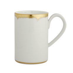 Mottahedeh Chelsea Feather Gold Mug