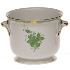 Herend chinese bouquet green small  cachepot