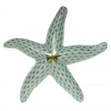 Herend green starfish