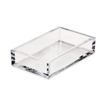 Acrylic Guest Towel Napkin Holder Crystal Clear