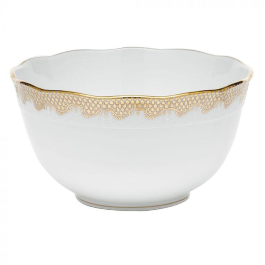 Herend Fish Scale Gold Bowl