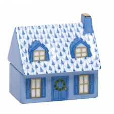 Herend Figurines Home Sweet Home Blue