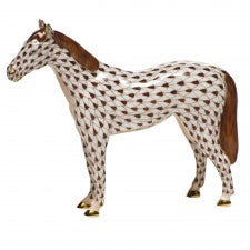 Herend Small Horse Brown