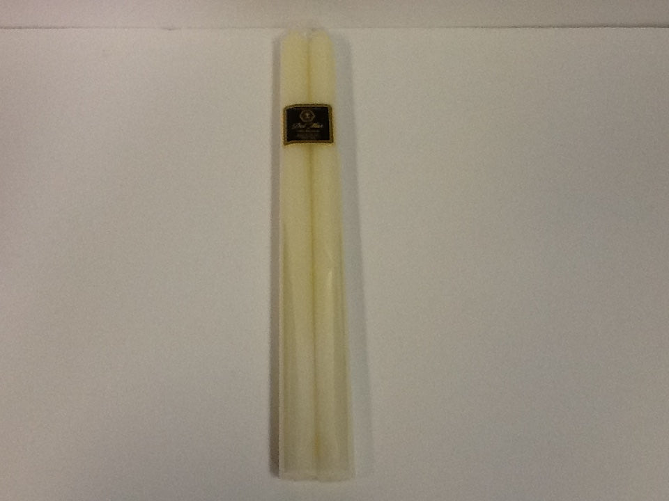 Knorr beeswax candle straight taper ivory 15"H