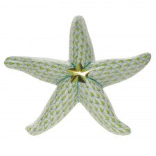 Herend starfish lime green