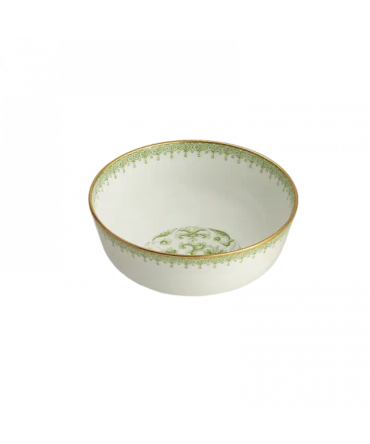 Mottahedeh Apple Green Lace Dessert Bowl