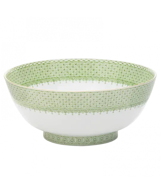 Mottahedeh Apple Green Lace Round Bowl