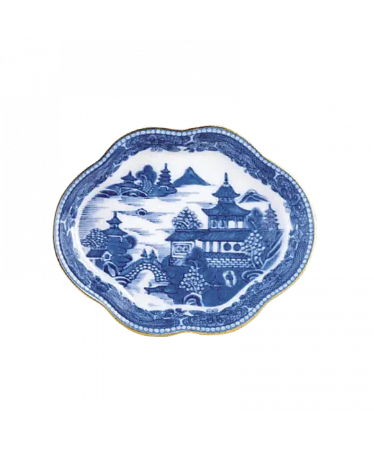 Mottahedeh Blue Canton Ring Tray