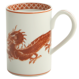 Mottahedeh red dragon mug