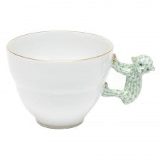 Herend Mug with Monkey Handle in Keylime