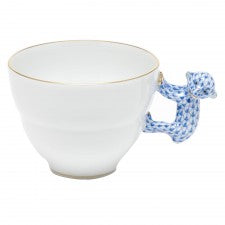 Herend Mug with Monkey Handle Blue