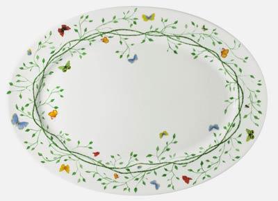 Raynaud Wing Song Oval Platter