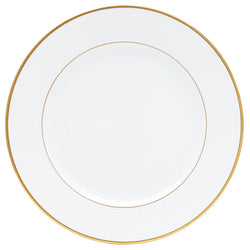 Bernardaud Palmyre Dinner Plate | White & Gold