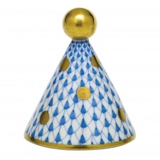 Herend Party Hat Blue
