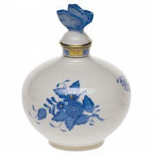 Herend chinese bouquet blue perfume with butterfly