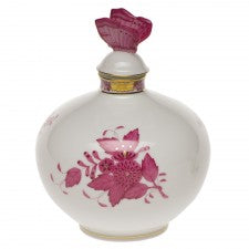 Herend chinese bouquet raspberry perfume with butterfly