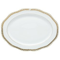 Herend Golden Laurel Oval Platter