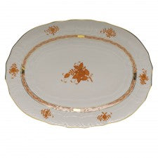 Herend Chinese Bouquet Rust Platter