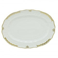 Herend Princess Victoria Gray Oval Platter