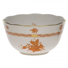 Herend chinese bouquet rust round bowl