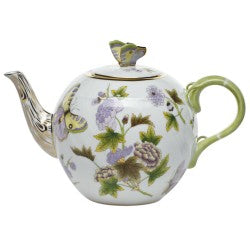 Herend royal garden tea pot with  butterfly