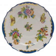 Herend Queen Victoria Blue Salad Plate