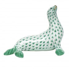 Herend sea lion green