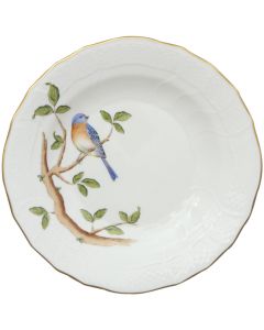 Herend Song Bird Blue Dessert plate