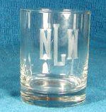 Monogrammed Double Old Fashioned Glasses Set Of 4