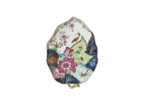 tobacco leaf dishes Mottahedeh Tobacco Leaf Candy Dish