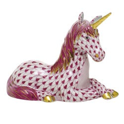 Herend Unicorn Pink