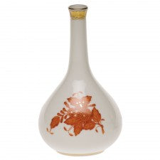 Herend medium bud vase rust